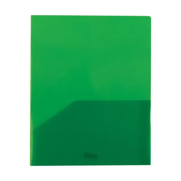 Staples Report Cover with 2 Pockets Plastic Green 26383 Each (26383)