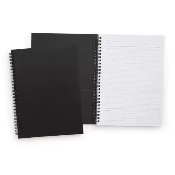 TRU RED Medium Soft Cover Meeting Notebook, Blk TR54988