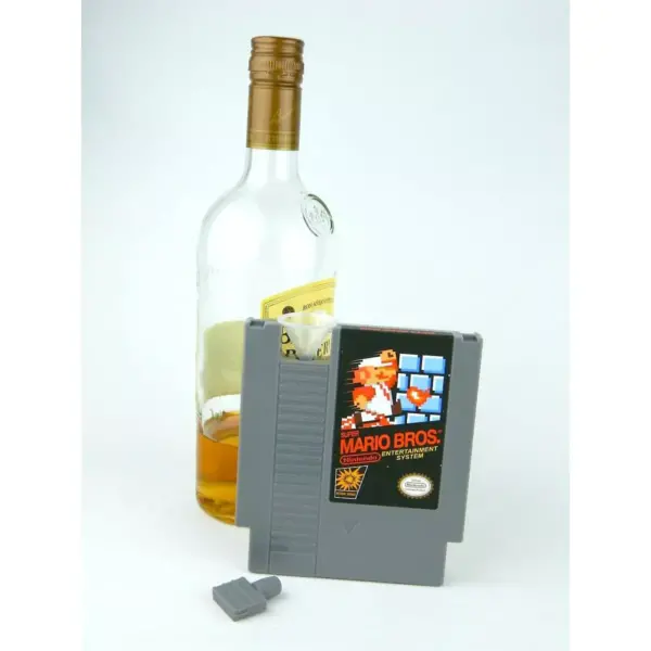 Just Funky Super Mario Bros NES Cartridge Flask | Licensed Nintendo Merchandise 5oz