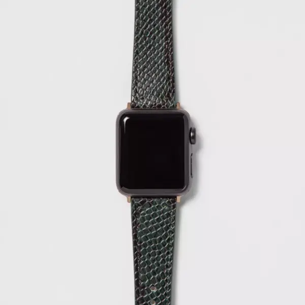 heyday™ Apple Watch Band 38/40mm - Snake Skin Print Green