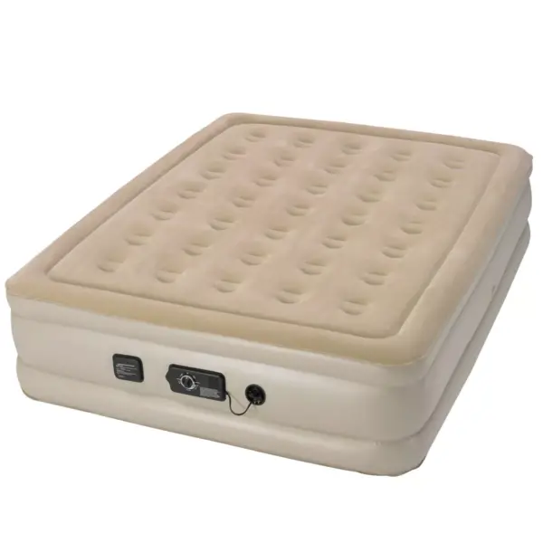 Serta Never Flat Raised Air Mattress with Electric Pump - Double High Queen