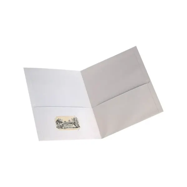 Staples 2-Pocket Folders White 10/Pack (13384-CC)