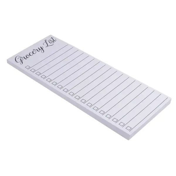 Paper Junkie 6-Pack To-Do List Notepads Magnetic Note Pads Grocery Shopping List Reminders for Fridge 3 Classic Designs 60 Sheets per Pad 3.5" x 9"