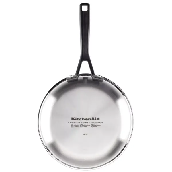 KitchenAid 5-Ply Clad Stainless Steel 8.25" Nonstick Frying Pan