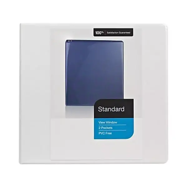 MyOfficeInnovations Standard 5-Inch D 3-Ring View Binder White (26360-CC) 976179