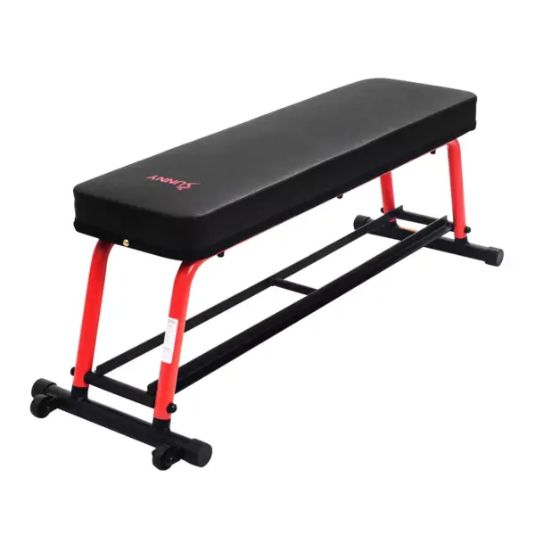 Sunny Health & Fitness Power Zone Strength Flat Bench