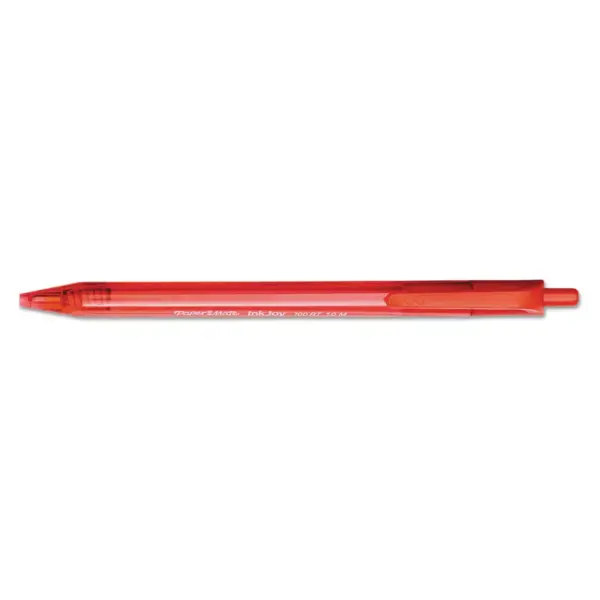 Paper Mate InkJoy 100 RT Retractable Ballpoint Pen 1mm Red Dozen 1951252