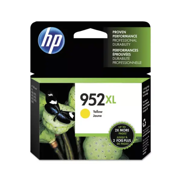 HP 952XL High Yield Original Single Ink Cartridge - Yellow (HEWL0S67AN)