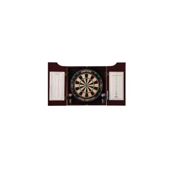 GLD Viper Hudson All-In-One Dart Board & Cabinet w/ Dry-Erase Board | 40-0219