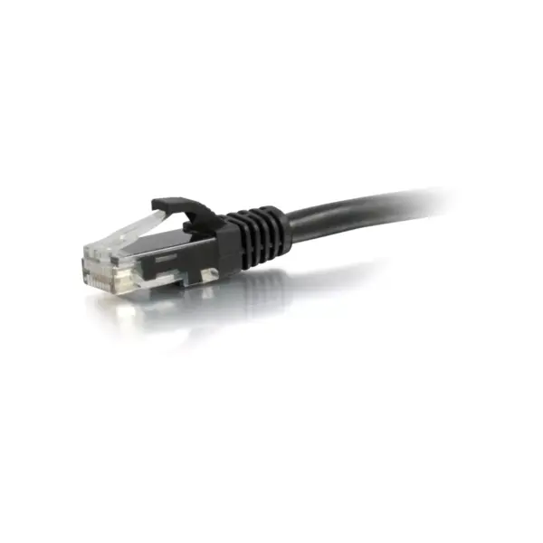 C2G 3ft Cat6 Snagless Unshielded (UTP) Network Patch Ethernet Cable - Black - Category 6 for Network Device - RJ-45 Male - RJ-45 Male - 3ft - Black