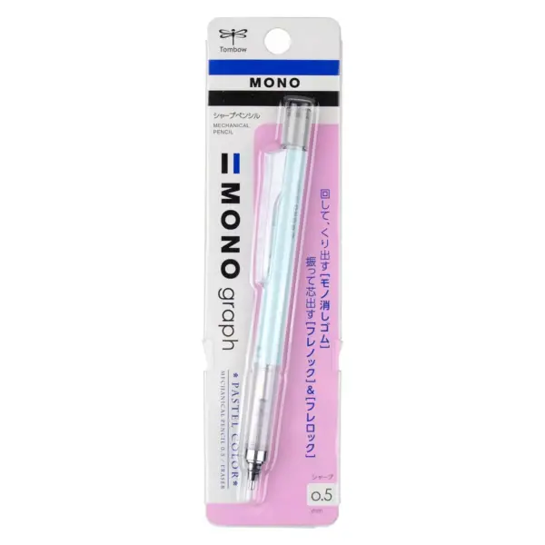 0.5mm MONO Graph Mechanical Pencil Pastel Ice Blue - Tombow