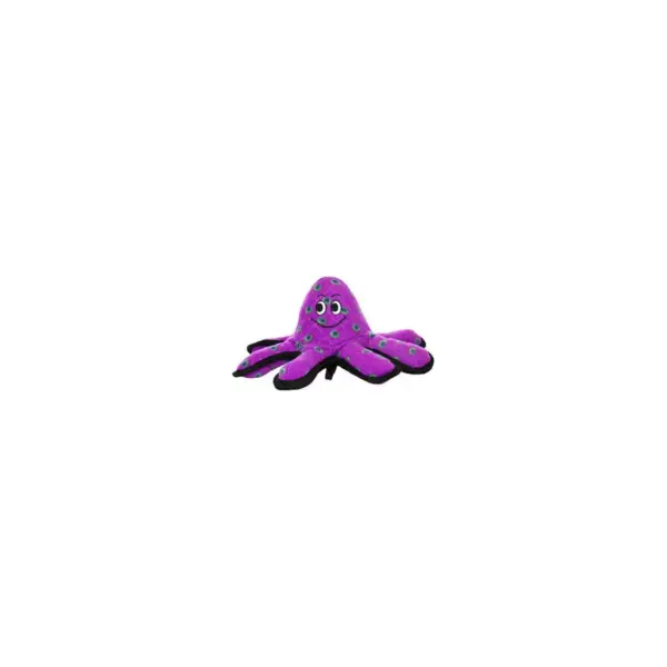 Tuffy Ocean Creature Octopus Dog Toy - Purple - S