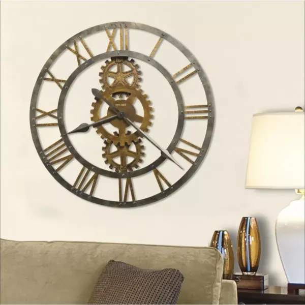 Howard Miller 625517 Howard Miller Crosby Wall Clock 625517 Metal