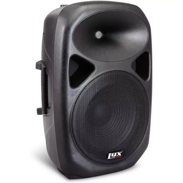 LyxPro 12'' PA System Powerful Compact PA Portable Active Speaker System with Equalizer, Bluetooth, SD Card Slot, USB, MP3, XLR, 1/4'', 3.5mm Input Connections - SPA-12