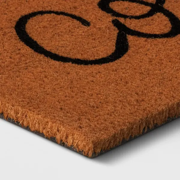 1'6"x2'6" Come In and Cozy Up Doormat Black - Threshold™