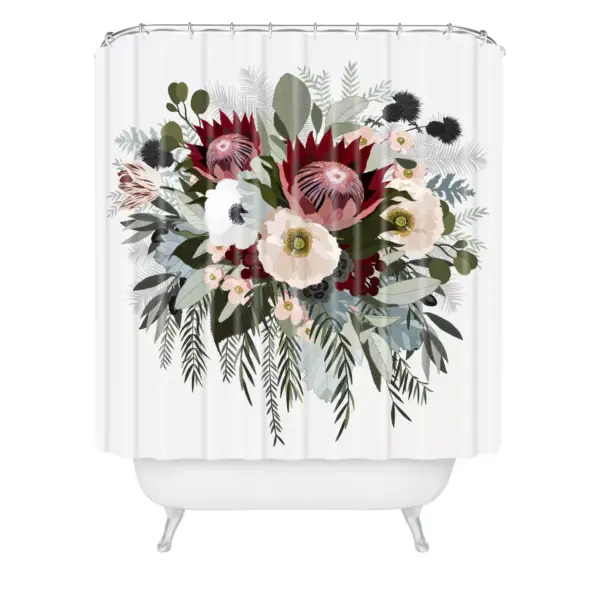 Adeline Sun Shower Curtain - Deny Designs