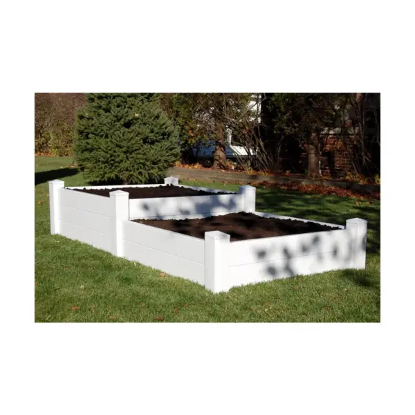 4' x8' Split Level Rectangular Planter Bed - Dura-Trel