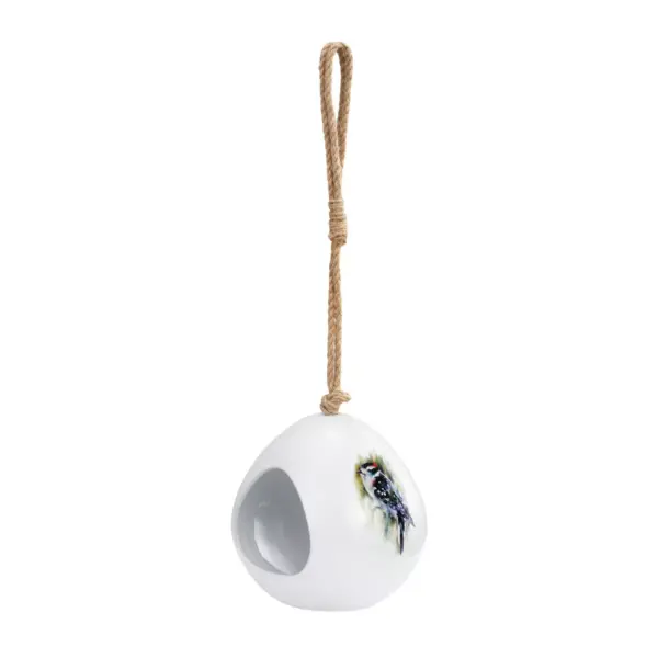 DEMDACO Downy Bird Feeder White