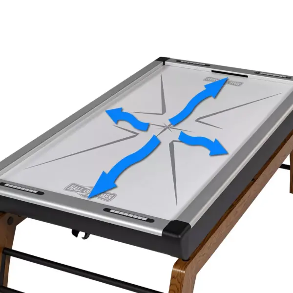 Hall of Games Edgewood 84" Air Powered Hockey Table - Black