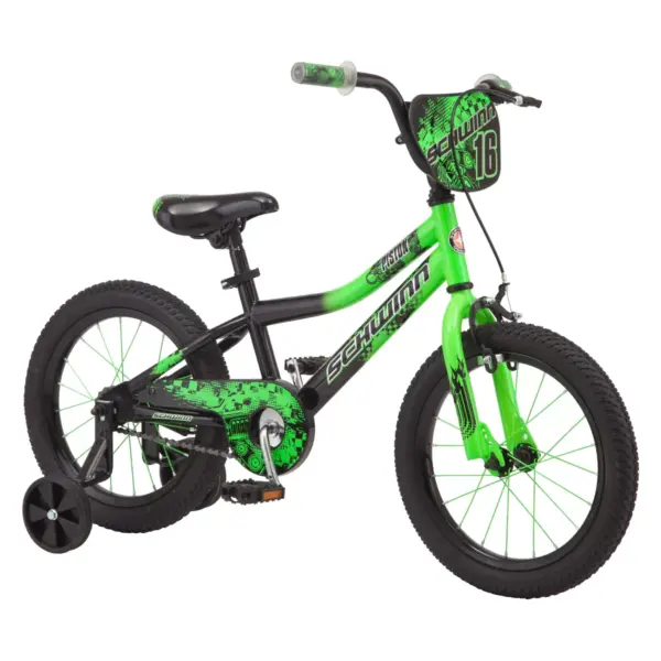 Schwinn Piston 16" Kids' Bike - Green