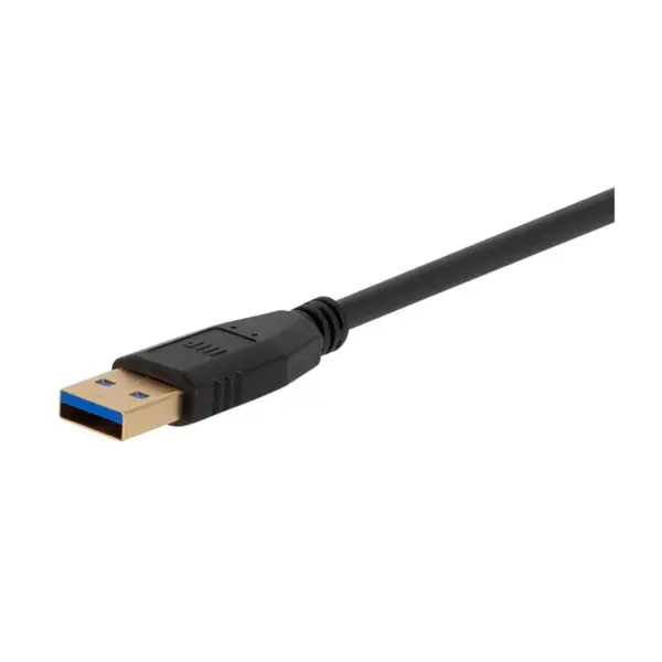 Monoprice USB 3.0 Type-A to Type-A Cable - 1.5 Feet - Black, For Data Transfer, Modems, Printers, Hard Drive Enclosures - Select Series