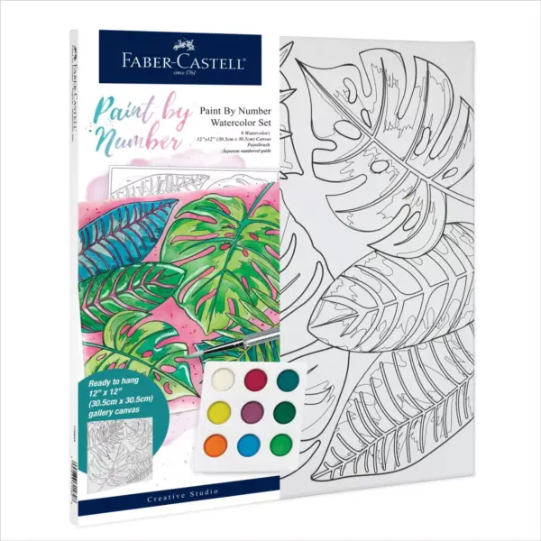 Faber-Castell Paint by Number Watercolor Set - Tropical