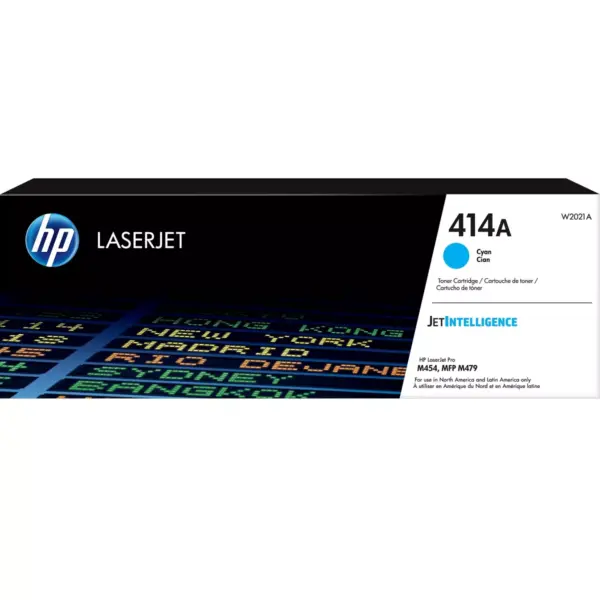 HP Inc. HP 414A, (W2021A) Cyan Original LaserJet Toner Cartridge