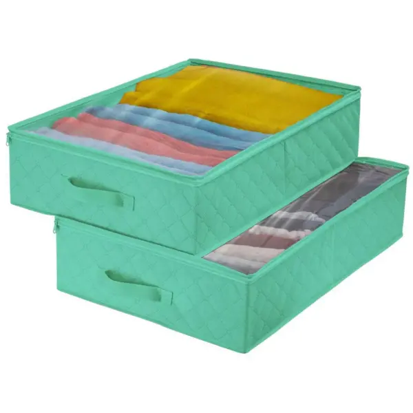 Sorbus 2pk Storage Closet Organizer Teal