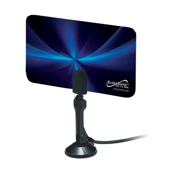 Supersonic SC-607 Flat Digital HDTV Antenna With VHF and UHF Frequency Range