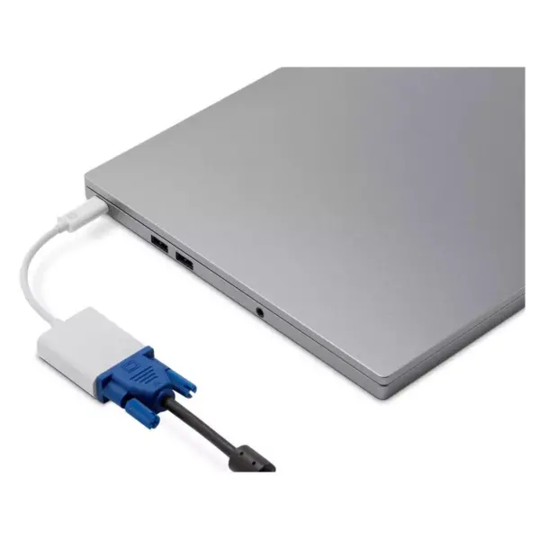 Monoprice USB-C to VGA Adapter - White, Supports Up To 10Gbps Data Rate & USB 3.1 SuperSpeed - Select Series