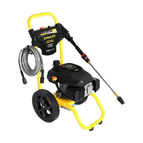 Stanley 2.4 GPM 3100 PSI Gas Power Portable High Pressure Washer Surface Cleaner