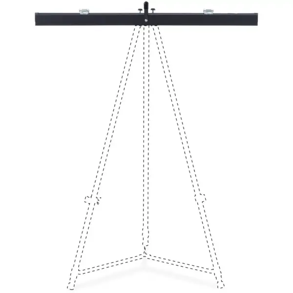 Lorell Easel Pad Holder 27.9" L Black 32109