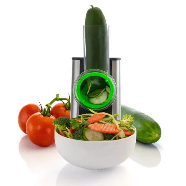 MegaChef 4-in-1 Electric Salad Maker - Silver