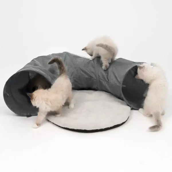 Catit Vesper Tunnel Cat Toy - Gray