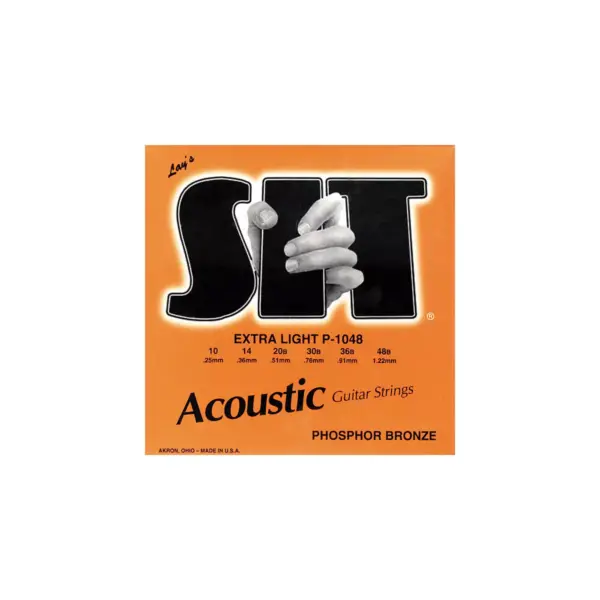 SIT Strings P-1048 Phosphor Extra Light Acoustic Guitar Strings