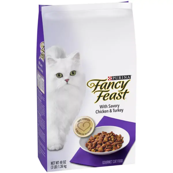 Purina Fancy Feast with Chicken & Turkey Adult Gourmet Dry Cat Food - 3lbs