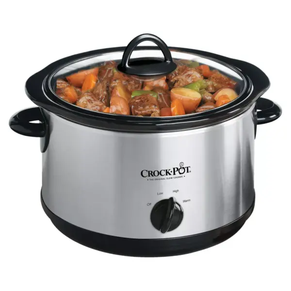 Crock-Pot 4.5qt Manual Slow Cooker - Silver SCR450-S