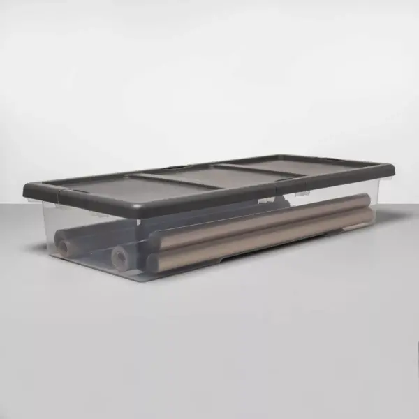 Underbed Latching Storage Bin Clear - Made By Design™