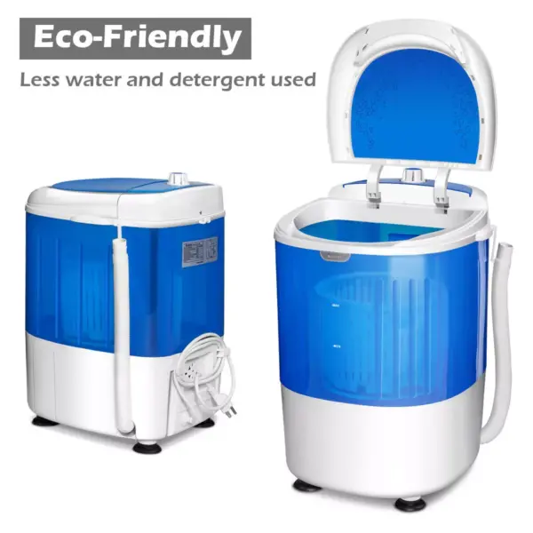 Costway 5.5lbs Portable Mini Compact Washing Machine Electric Laundry Spin Washer Dryer