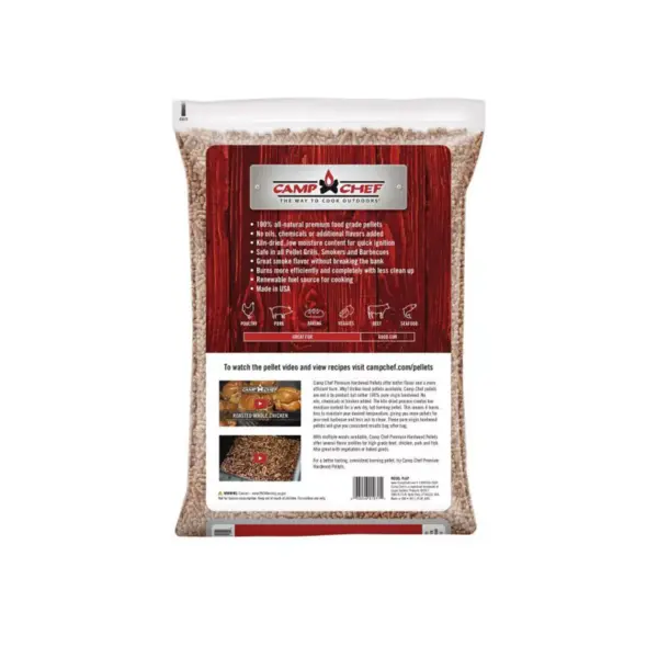 Camp Chef Smoker Grill Premium Natural Orchard Apple Hardwood Pellets, 20 Pounds