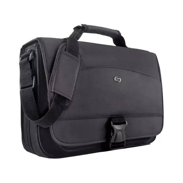 Solo Expandable 15.6" Laptop Messenger Bag - Black