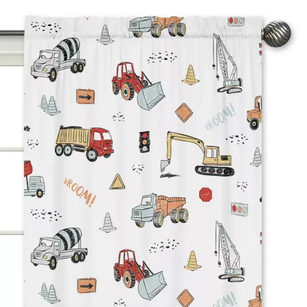 2pk Construction Truck Window Panel - Sweet Jojo Designs