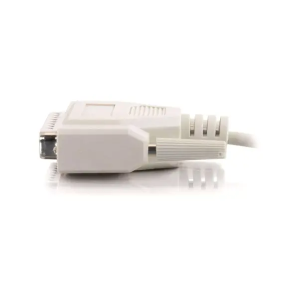 C2G 6ft DB9 Female to DB25 Male Modem Cable - DB-9 - DB-25 Male - 6ft - Beige