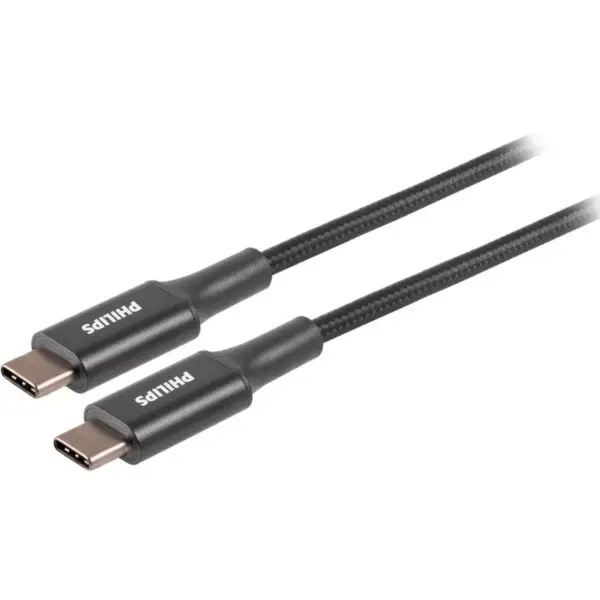 Philips Elite USB-C to USB-C Cable, 6', Braided