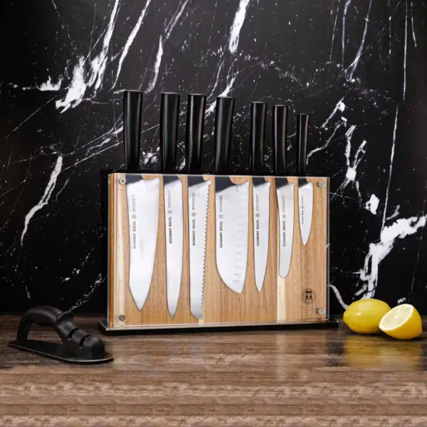 Schmidt Brothers Cutlery Carbon 6 15pc Knife Block Set