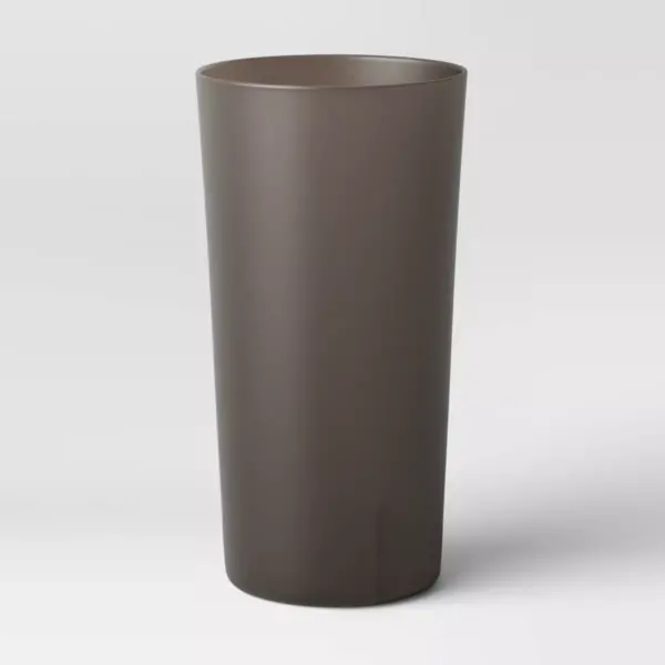 26oz Plastic Translucent Tumbler Black - Room Essentials™