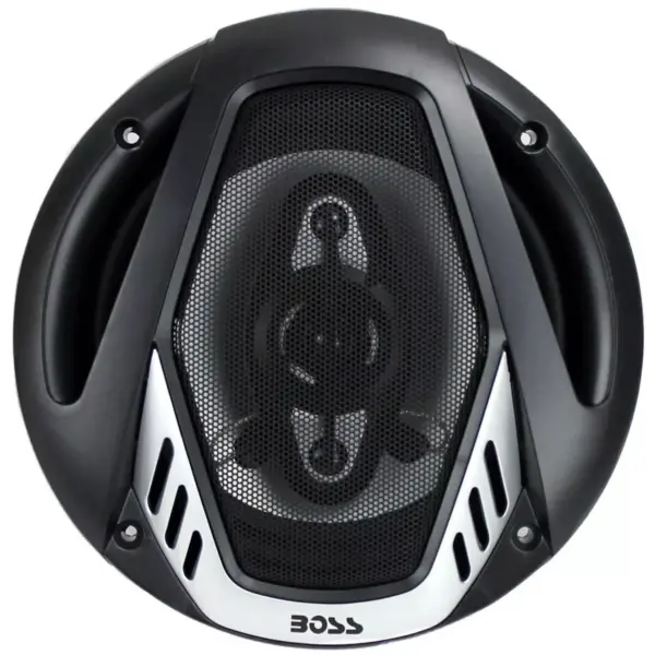 BOSS NX654 6.5" 400W 4-Way Car Audio Coaxial Speakers Stereo, Black (6 Speakers)