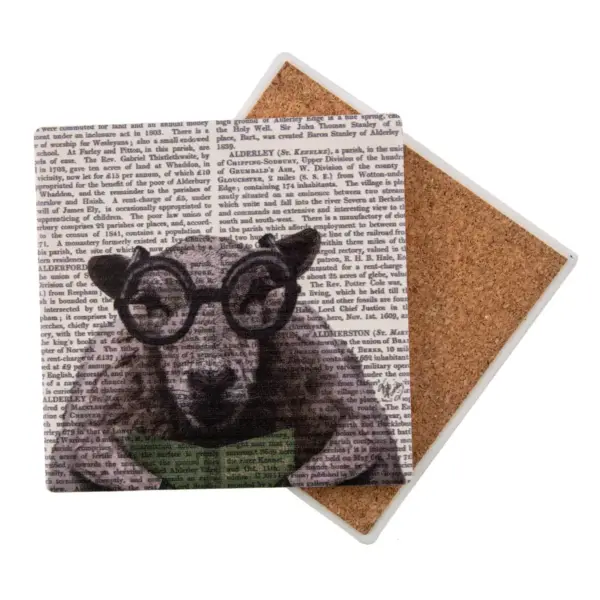 Thirstystone Animal Print Coasters Set of 4 - Intelligent Sheep