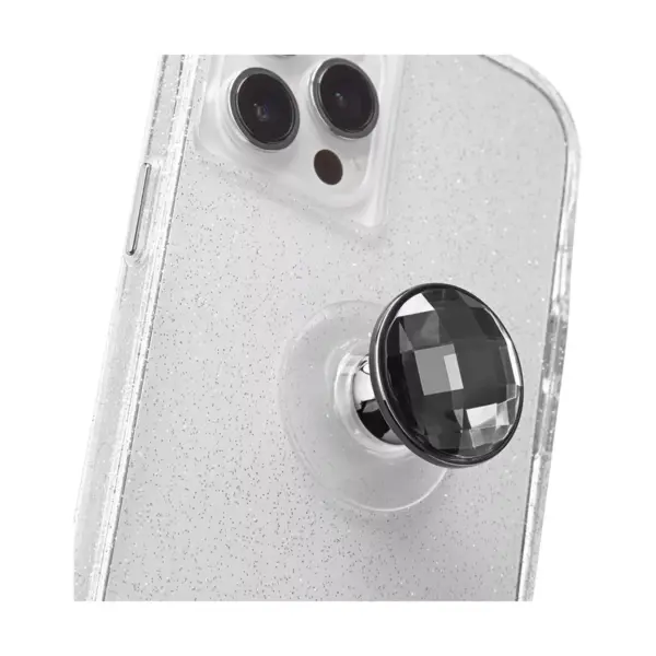 Case-Mate - MINIS - Phone Grip & Stand - Removable for MagSafe Accessory Use - Suction Cup - Black Crystal