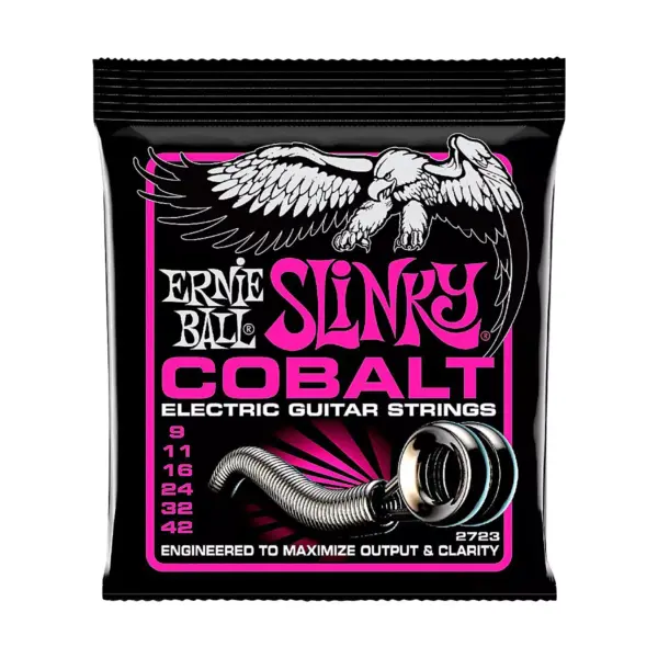 Ernie Ball 2723 Cobalt Super Slinky Electric Guitar Strings